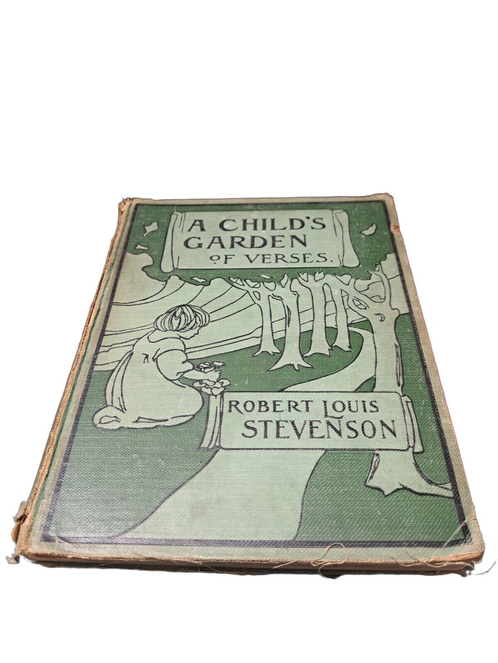 Vintage 1923 A Child's Garden of Verses book by Robert Louis Stevenson